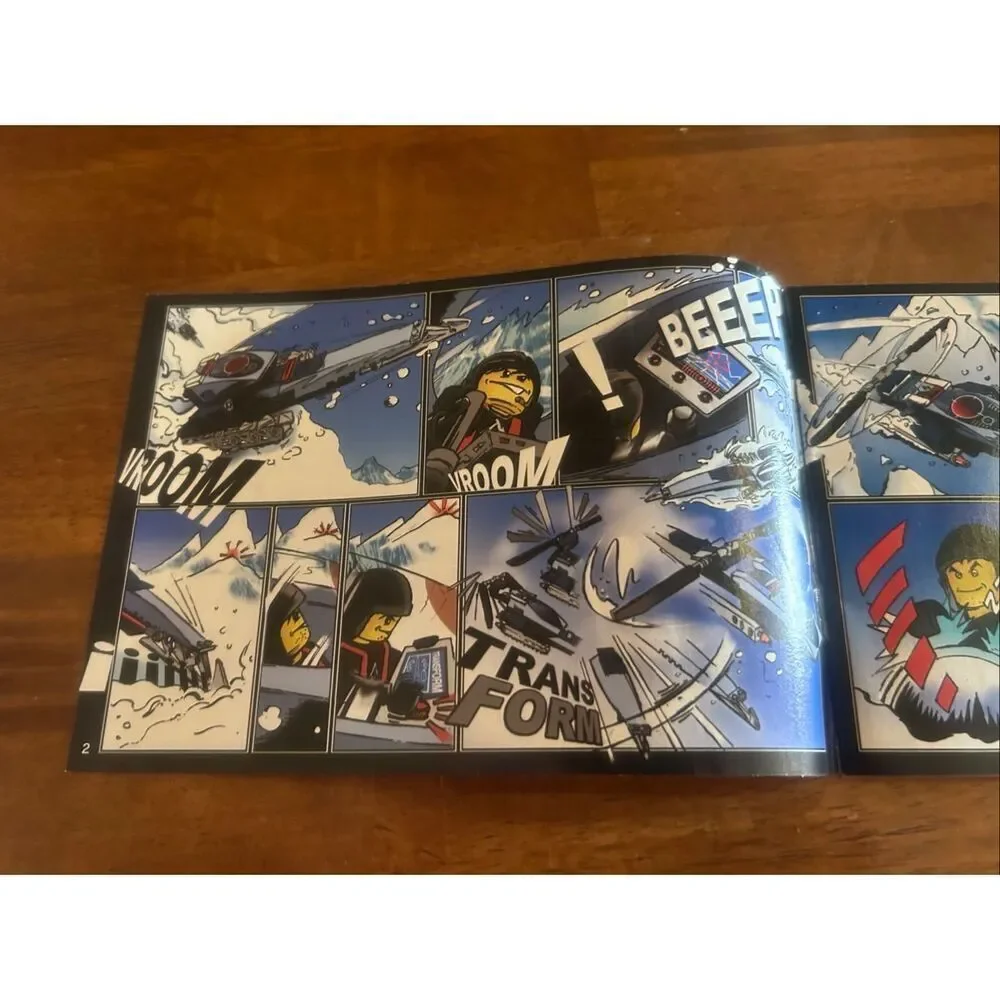 Lego Alpha Team Mission Deep Freeze Ice Blade #4743 Instruction MANUAL ONLY (602